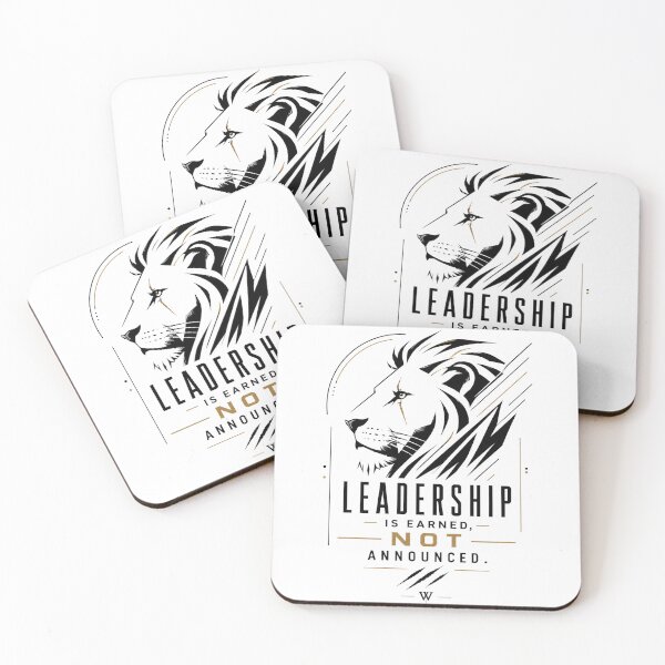 Item preview, Leadership Is Earned Not Announced Sketch designed and sold by Presshue.