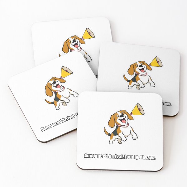 Item preview, Beagle - Announced Arrival Loudly Always - Funny Beagle Gift designed and sold by pawdrops.