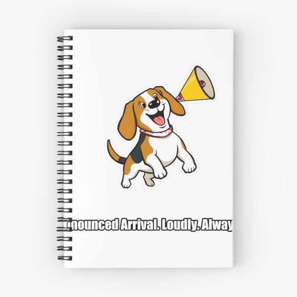 Item preview, Beagle - Announced Arrival Loudly Always - Funny Beagle Gift designed and sold by pawdrops.