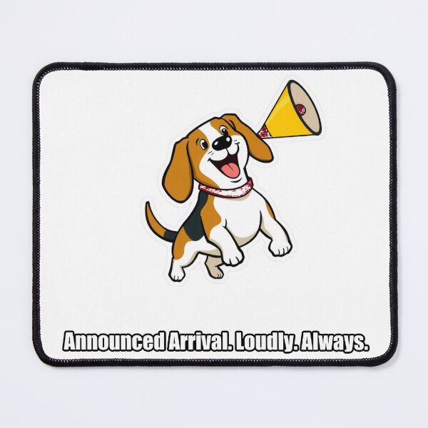Item preview, Beagle - Announced Arrival Loudly Always - Funny Beagle Gift designed and sold by pawdrops.