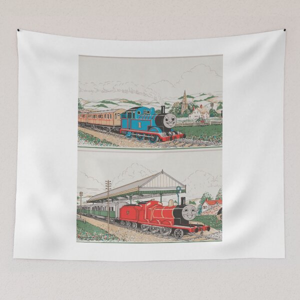 Item preview, Vintage Thomas and James Seamless Pattern (Thomas the Tank Engine) Classic designed and sold by JackyMirenden.