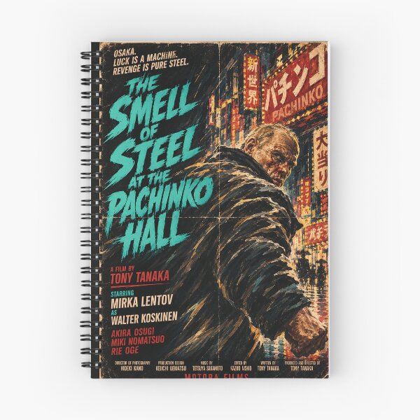 Item preview, The Smell of Steel at the Pachinko Hall Poster | Vintage Japanese Crime Movie | Pulp Action Wall Art designed and sold by Histoire s du Cinéma B.