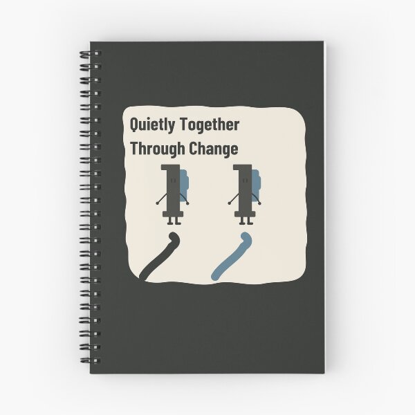 Item preview, Quietly Together Through Change | Margin Character Art designed and sold by Unhurried Turn Studio.