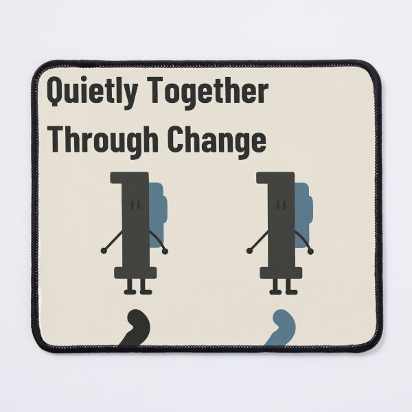 Item preview, Quietly Together Through Change | Margin Character Art designed and sold by Unhurried Turn Studio.