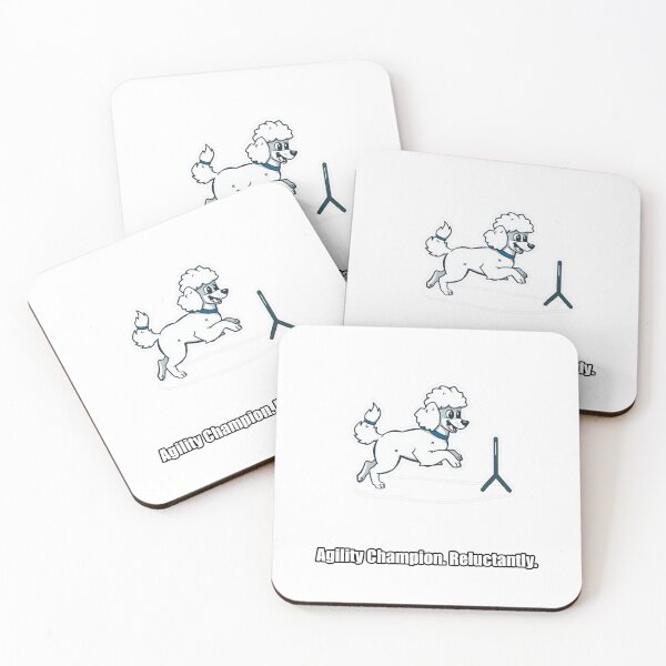 Item preview, Poodle - Agility Champion Reluctantly - Funny Poodle Gift designed and sold by pawdrops.