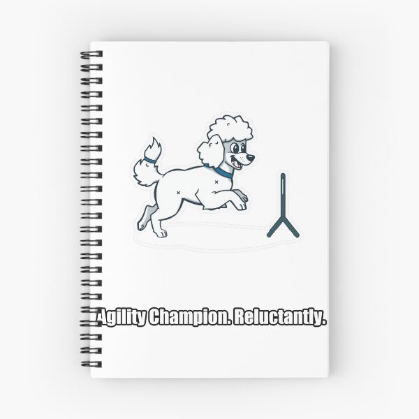 Item preview, Poodle - Agility Champion Reluctantly - Funny Poodle Gift designed and sold by pawdrops.