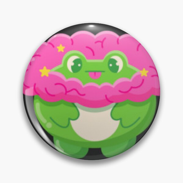 Item preview, Brain Frog Friend designed and sold by WhimsiclDoods.