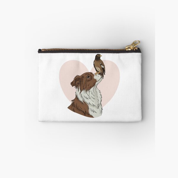 Item preview, Border Collie and Myna Bird Best Friends designed and sold by MJ ART.