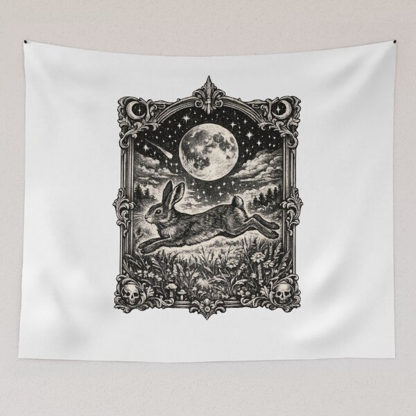 Item preview, Moonlit Meadow Hare designed and sold by TheRealTaria.