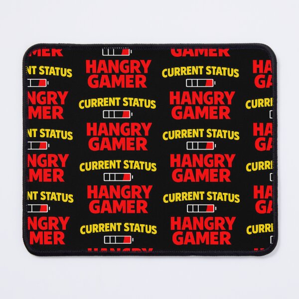 Item preview, Current Status Hungry Gamer Funny Low Battery Food Humor Design designed and sold by TeeTimeTreasure.