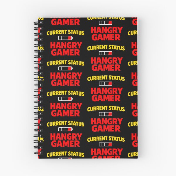 Item preview, Current Status Hungry Gamer Funny Low Battery Food Humor Design designed and sold by TeeTimeTreasure.