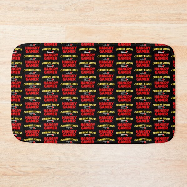 Item preview, Current Status Hungry Gamer Funny Low Battery Food Humor Design designed and sold by TeeTimeTreasure.