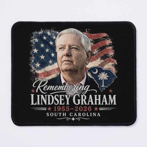 Item preview, Remembering Lindsey Graham 1955-2026 Tribute designed and sold by DarrinReilly.