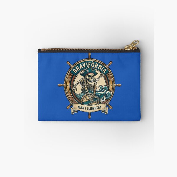 Item preview, Bravifornia - Costa Rebel | Adventure & Freedom Pirate Skull Sticker designed and sold by TerradVents.