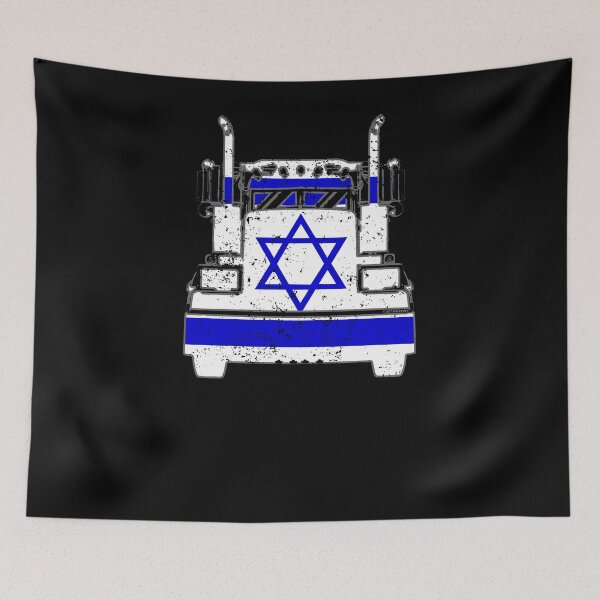 Item preview, Israeli Trucker Shirt Israel Flag Long Haul Trucker designed and sold by shoppzee.