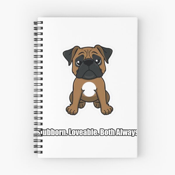 Item preview, Boxer - Stubborn Loveable Both Always - Funny Boxer Gift designed and sold by pawdrops.