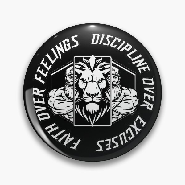 Item preview, Faith Over Feelings Discipline Over Excuses Christian Gym designed and sold by Bezuiden.