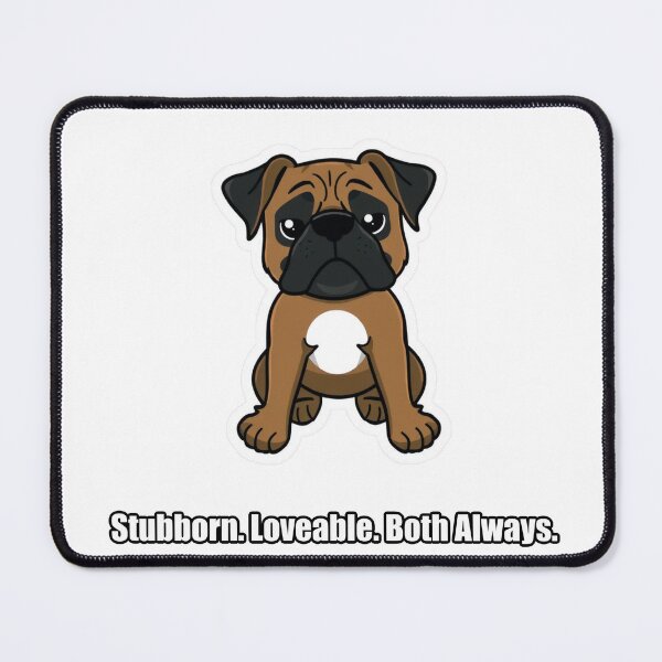 Item preview, Boxer - Stubborn Loveable Both Always - Funny Boxer Gift designed and sold by pawdrops.