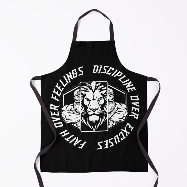 Item preview, Faith Over Feelings Discipline Over Excuses Christian Gym designed and sold by Bezuiden.
