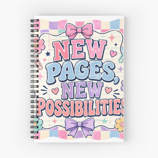 Item preview, New Pages New Possibilities Pastel School Design designed and sold by wingedpendesign.