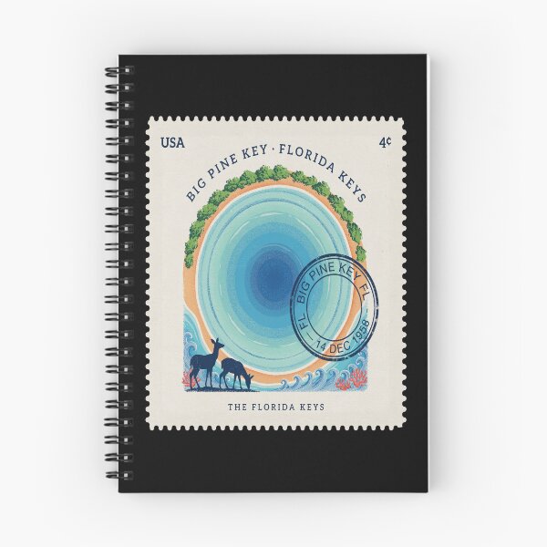Item preview, Big Pine Key Florida Keys Wildlife Postage Stamp Sticker designed and sold by stickercuffs.