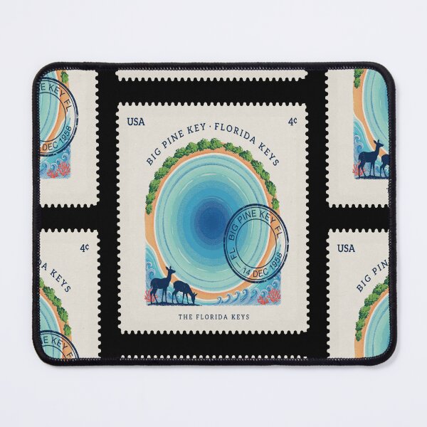 Item preview, Big Pine Key Florida Keys Wildlife Postage Stamp Sticker designed and sold by stickercuffs.