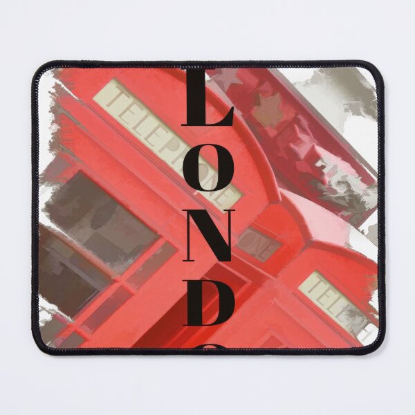 Item preview, London Red Phone Box Vintage Travel Print designed and sold by MarkedArtPrints.