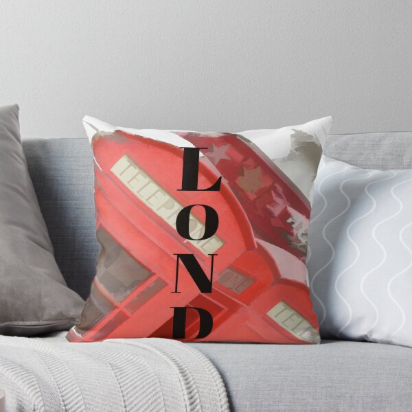 Item preview, London Red Phone Box Vintage Travel Print designed and sold by MarkedArtPrints.