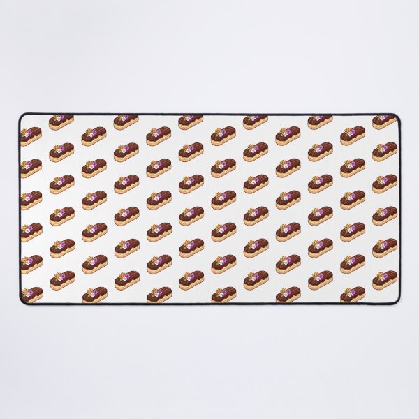 Item preview, Chocolate Éclair Sticker – French Pastry Dessert with Floral Decoration Vinyl Decal for Laptop, Water Bottle & Journal designed and sold by Pandey14.