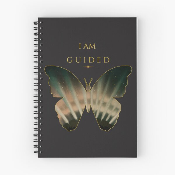 Item preview, I Am Guided Aurora Butterfly Christian Faith God Direction Spiritual Art Northern Lights Psalm 32 8 designed and sold by KittenAndCo.