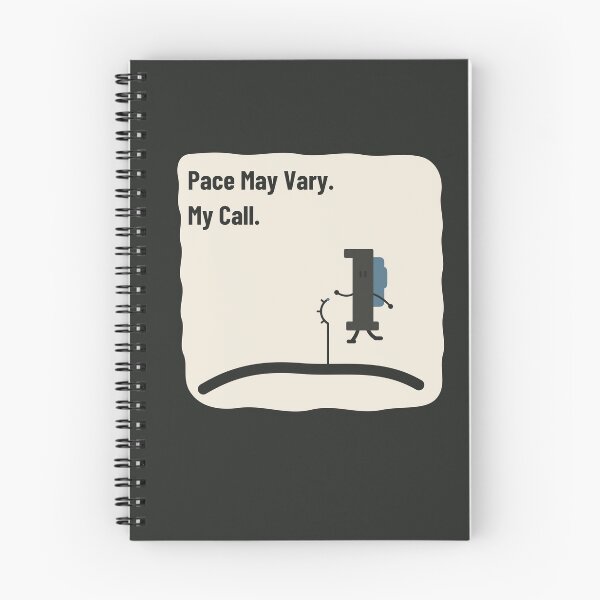 Item preview, Pace May Vary, My Call | Margin Character Art designed and sold by Unhurried Turn Studio.