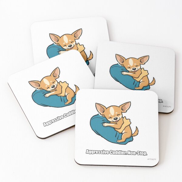 Aperçu de l'œuvre Chihuahua - Aggressive Cuddler Non-Stop - Funny Chihuahua Gift créée et vendue par pawdrops.