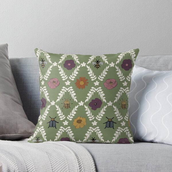 Item preview, Botanical Bee & Beetle Garden designed and sold by wildridgestudio.