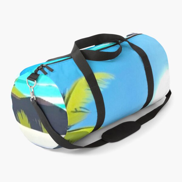 Item preview, Tropical Palm Beach - Graphic Folk Art Ocean Seascape designed and sold by Nexus Space.