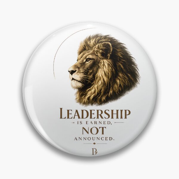 Item preview, Leadership Is Earned Not Announced Portrait designed and sold by Presshue.