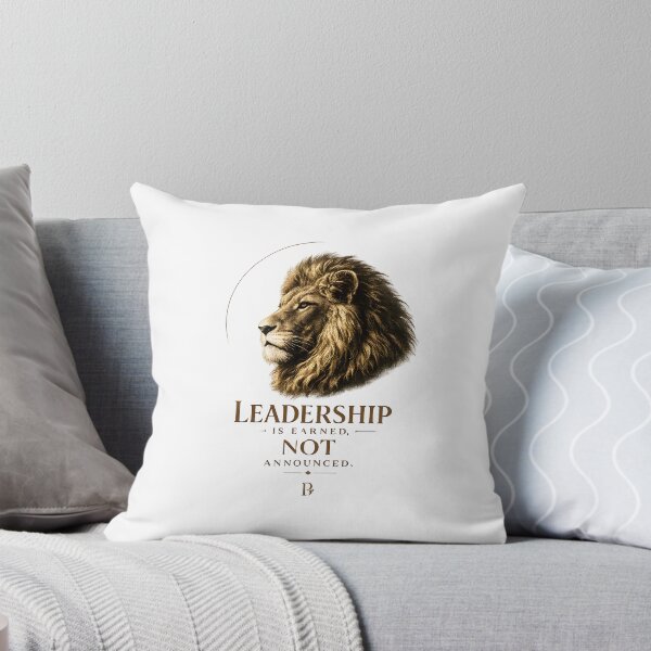 Item preview, Leadership Is Earned Not Announced Portrait designed and sold by Presshue.