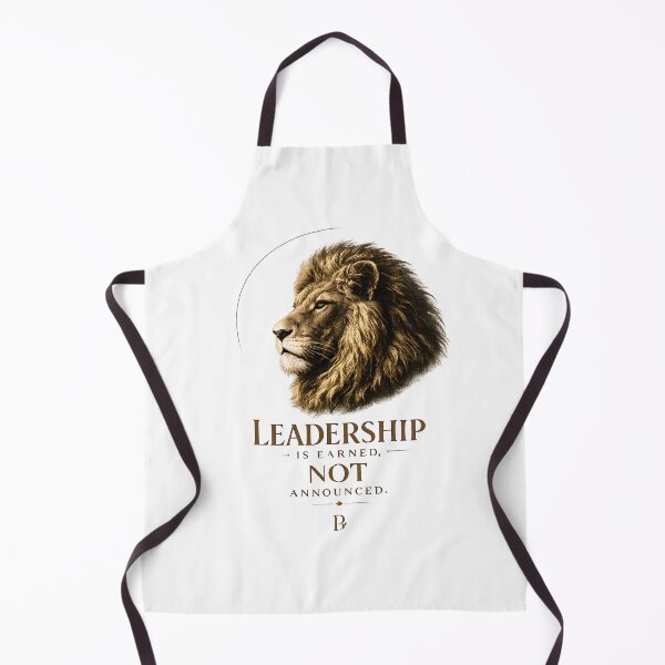 Item preview, Leadership Is Earned Not Announced Portrait designed and sold by Presshue.