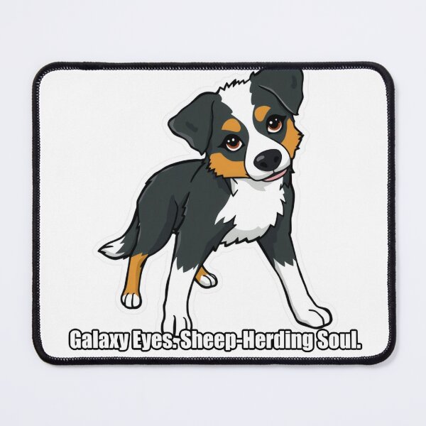 Item preview, Australian Shepherd - Galaxy Eyes Sheep Herding Soul - Funny Aussie Gift designed and sold by pawdrops.