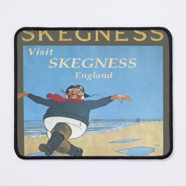 Item preview, Skegness England Seaside Vintage Travel Poster designed and sold by MarkedArtPrints.