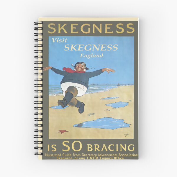 Item preview, Skegness England Seaside Vintage Travel Poster designed and sold by MarkedArtPrints.