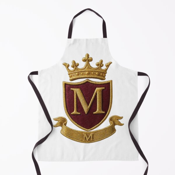 Item preview, Royal Letter M Emblem with Crown designed and sold by Articora.