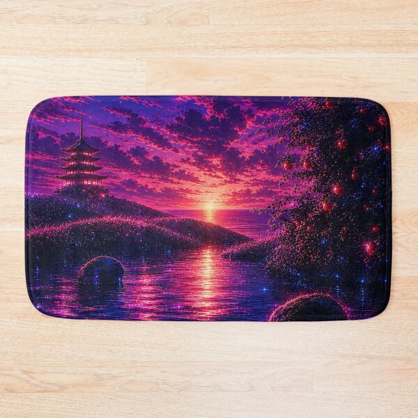 Item preview, Series The Glow of the Pagoda. Part 1 A Summer Morning from Childhood.(Cyberpunk Remaster) designed and sold by MaxDreamsArt.
