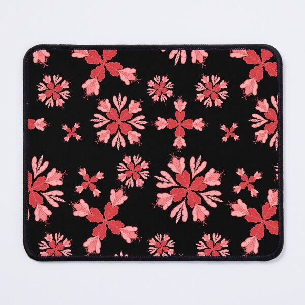 Item preview, Red Floral Folk Seamless Pattern designed and sold by sweta_r.art.