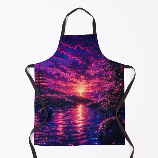 Item preview, Series The Glow of the Pagoda. Part 1 A Summer Morning from Childhood.(Cyberpunk Remaster) designed and sold by MaxDreamsArt.