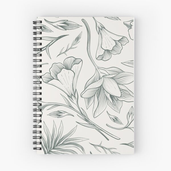 Item preview, Vintage Botanical Field Flowers Pattern - Sage Green Cottagecore Art designed and sold by LYAN-STORE.
