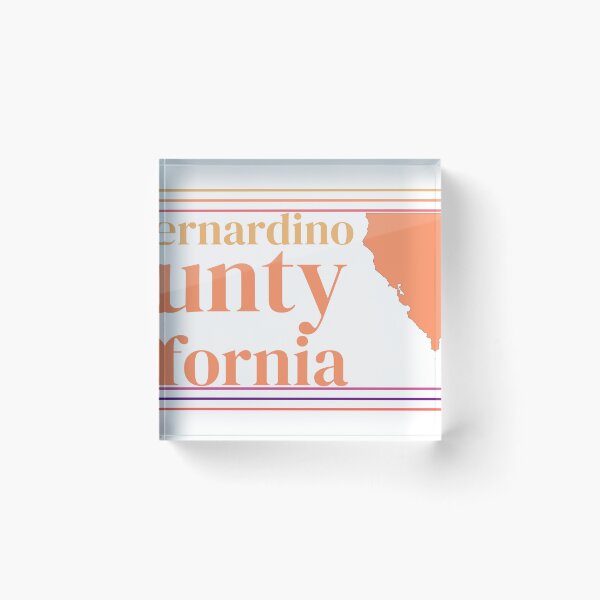 Item preview, San Bernardino County California Highlighted on State Map designed and sold by TheIconSmith.