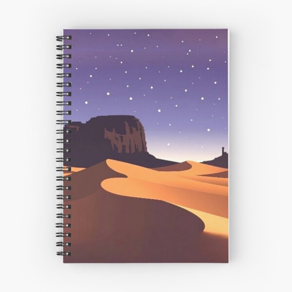 Item preview, Retro Desert Twilight - Minimalist Vector Landscape Poster designed and sold by Nexus Space.