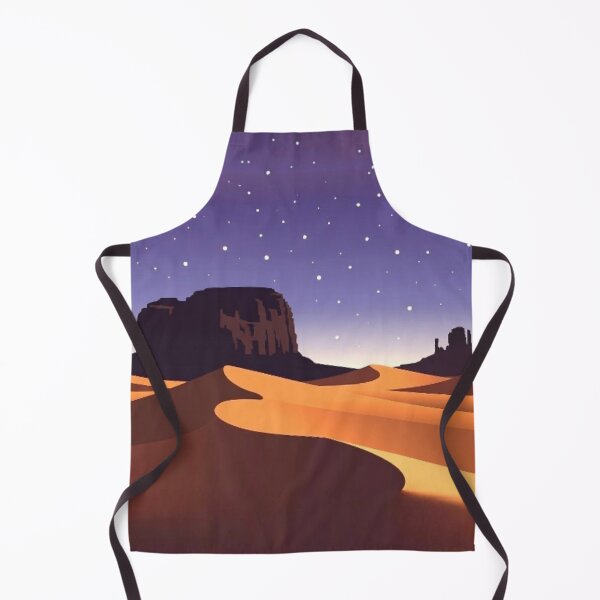 Item preview, Retro Desert Twilight - Minimalist Vector Landscape Poster designed and sold by Nexus Space.