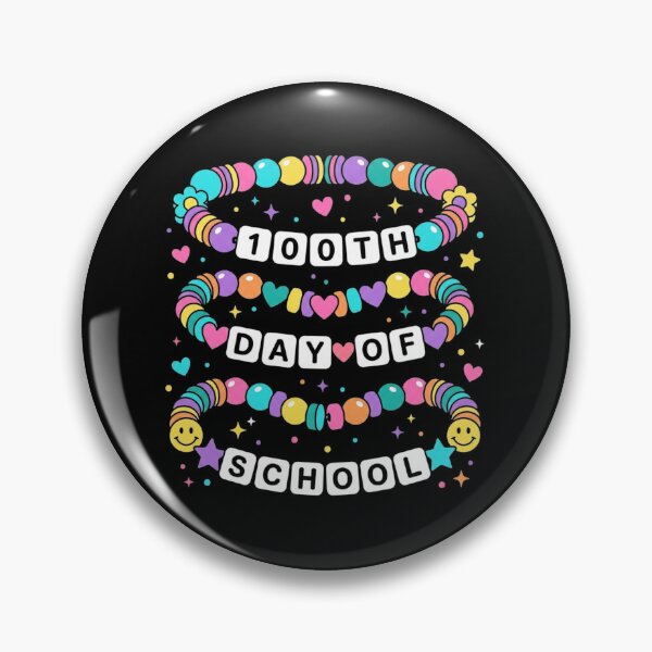 Item preview, 100th Day of School Colorful Beaded Bracelet Design designed and sold by SiarheiYur.