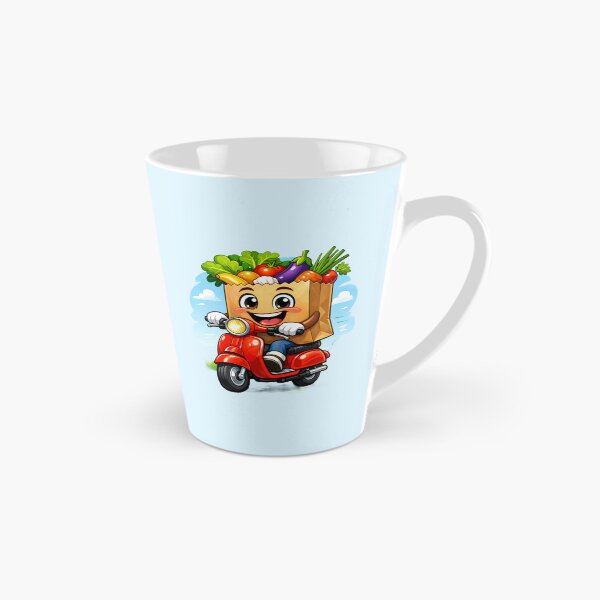 Item preview, Cute Food Delivery Scooter: Fresh Vegetables Mascot Art designed and sold by CreativeArtistL.